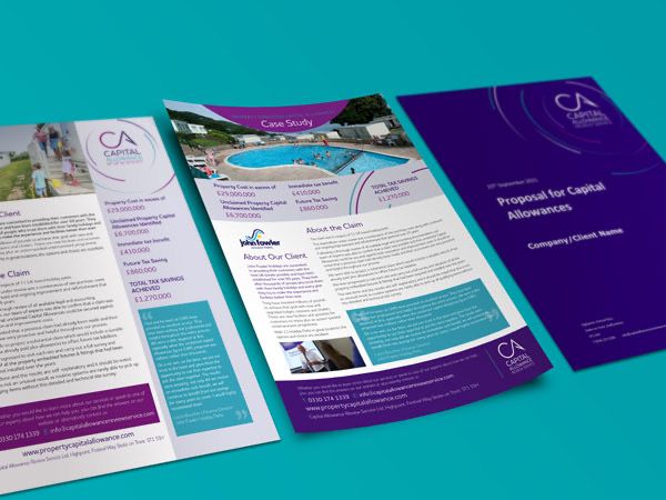 Capital Allowance Review Service brochure pack and case studies
