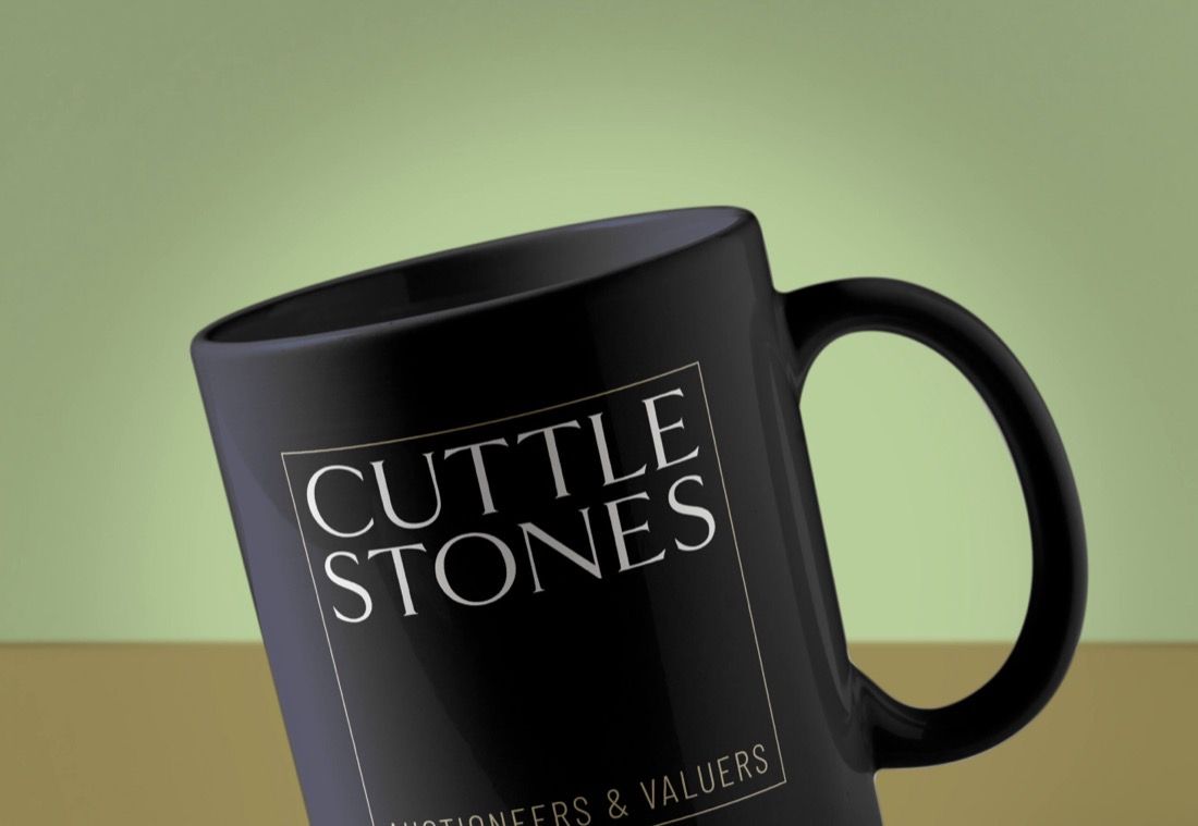 Cuttlestones branded mug