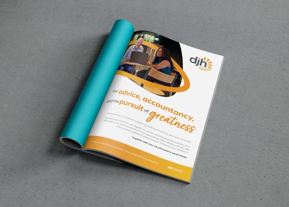 DJH magazine advert