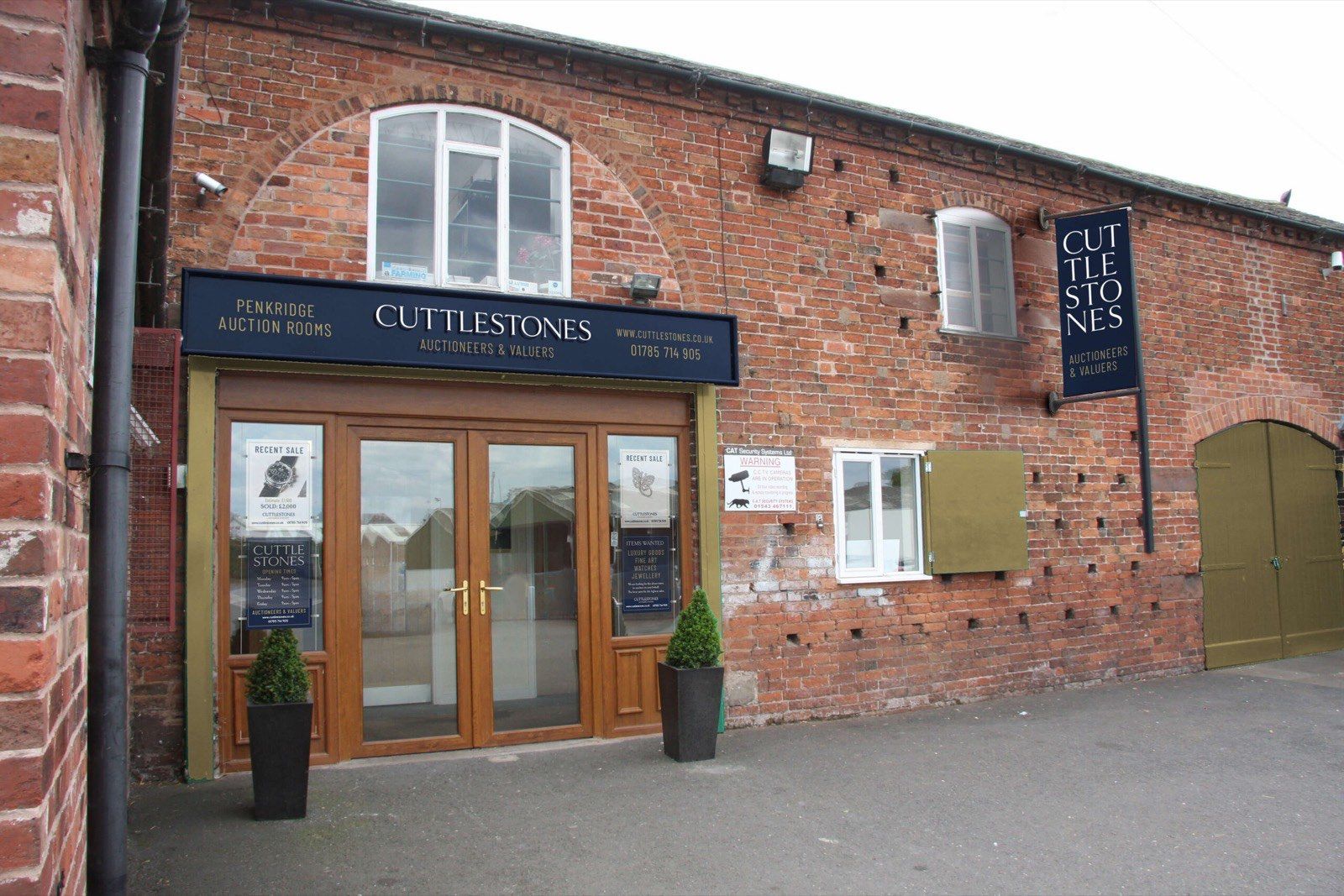 Cuttlestones' rebranded premises, with the new identity applied to exterior signage.